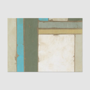 Weathered Panel Painting by Jennifer Goldberger Tissue Paper
