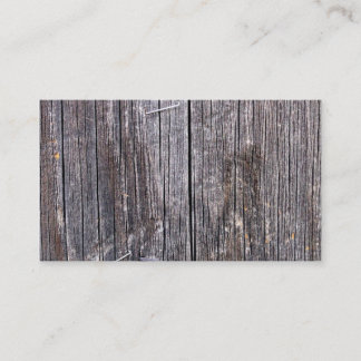 Weathered Power Pole with Staples and Nail Business Card