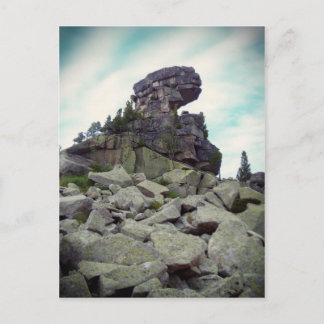 Weathered rock postcard