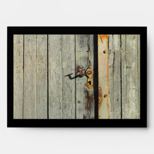 Weathered Rusty Door Handle Envelopes