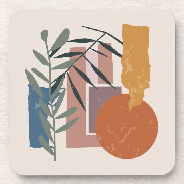 Weathered Shapes And Stalks Coaster (Front)