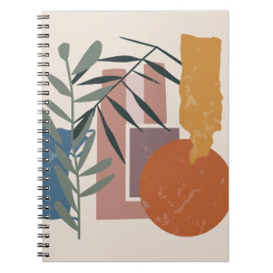 Weathered Shapes And Stalks Notebook