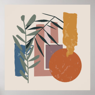 Weathered Shapes And Stalks Poster