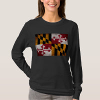 Weathered Vintage Maryland State Flag