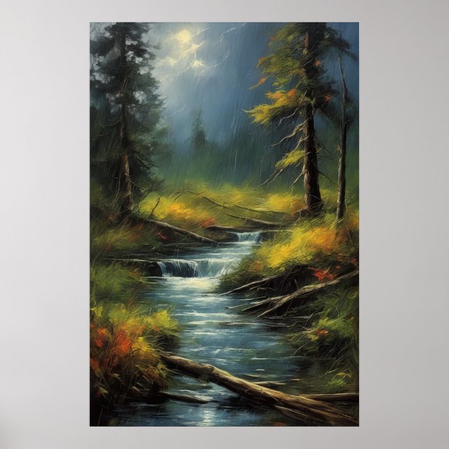 Weathered Whispers, Ancient Woods Poster (Front)