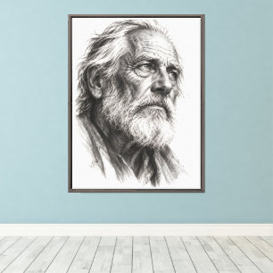 Weathered Wisdom Canvas Print
