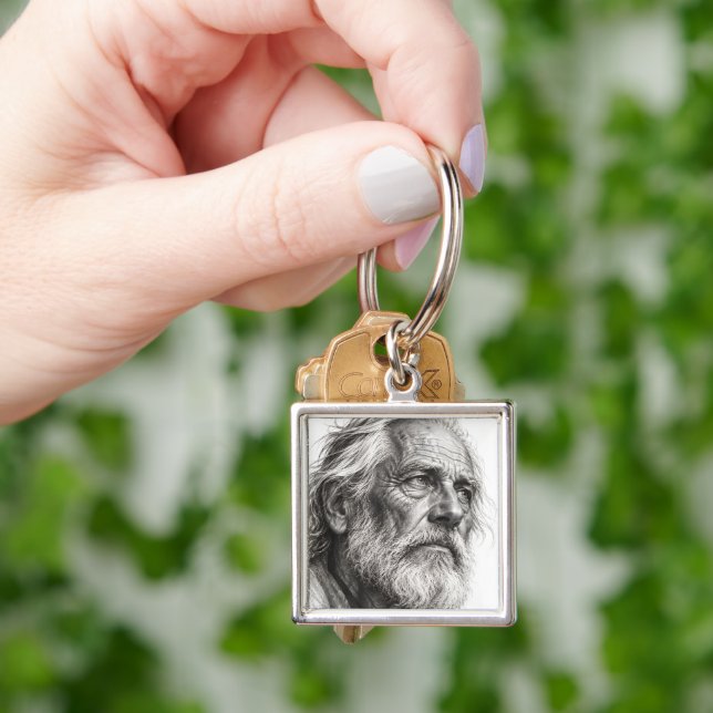 Weathered Wisdom Key Ring (Hand)