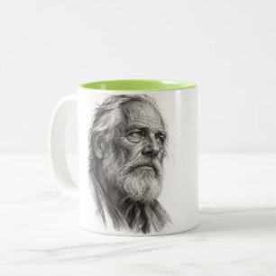 Weathered Wisdom Two-Tone Coffee Mug