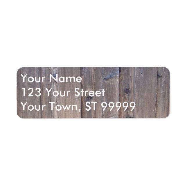 Weathered Wood Fence (Front)