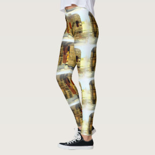 Weathered wood gypsy caravan leggings