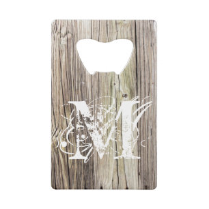 Weathered Wood Monogrammed