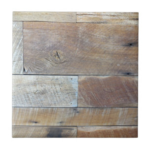 Weathered Wood Photograph Tile