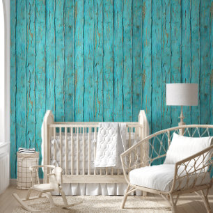 Weathered wood rustic planks distressed country  wallpaper