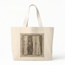 "Weathered Wood" Tote Bag: Choose Size/Style