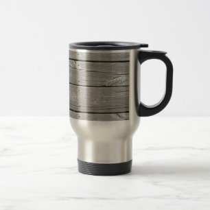 Weathered Wood Travel Mug