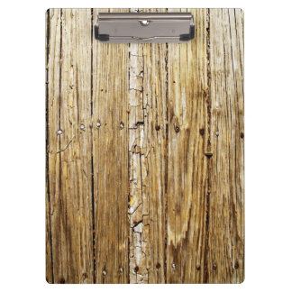 Weathered Wooden Deck Clipboard