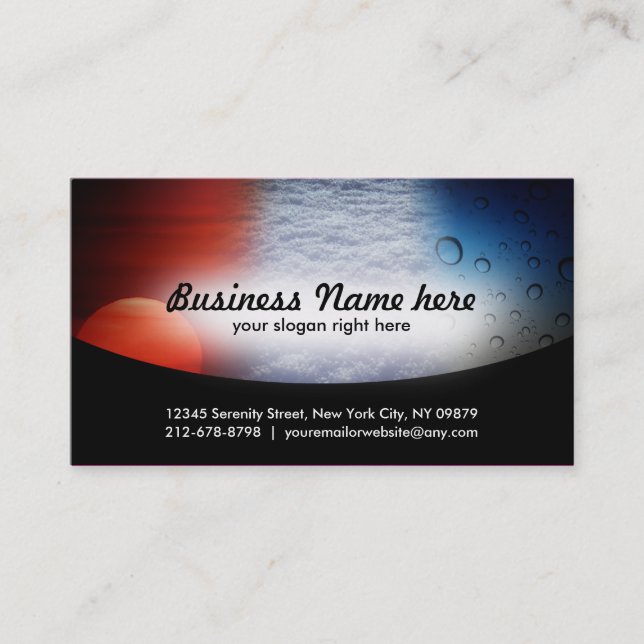 Weatherisation Business Cards (Front)