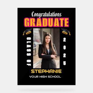 Weatherproof Personalised House Flag Acrylic Sign