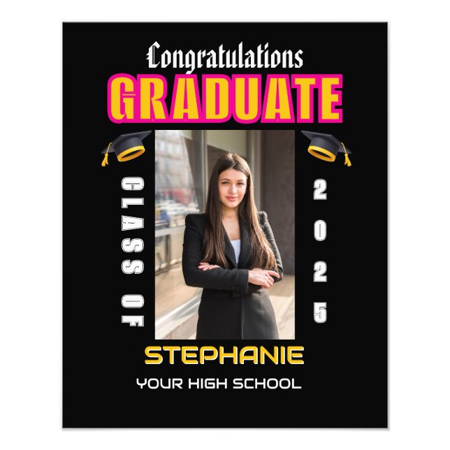 Weatherproof Personalised House Flag Photo Print (Front)