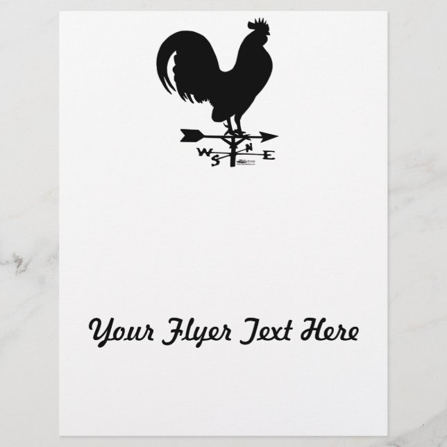 Weathervane Rooster Flyer (Front)