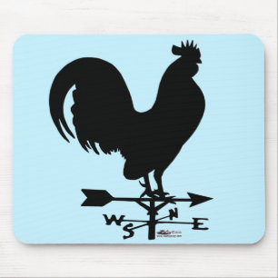 Weathervane Rooster Mouse Mat