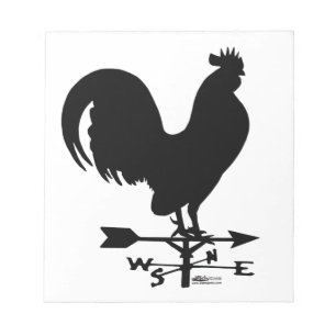 Weathervane Rooster Notepad