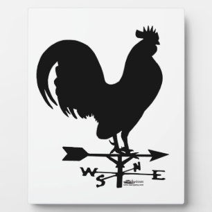 Weathervane Rooster Plaque