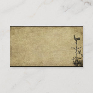 Weathervane Rooster- Prim Biz Cards