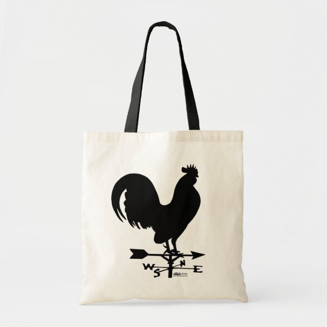 Weathervane Rooster Tote Bag (Front)