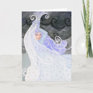 "Weatherwoman: Snowstorm" Greeting and Note Cards