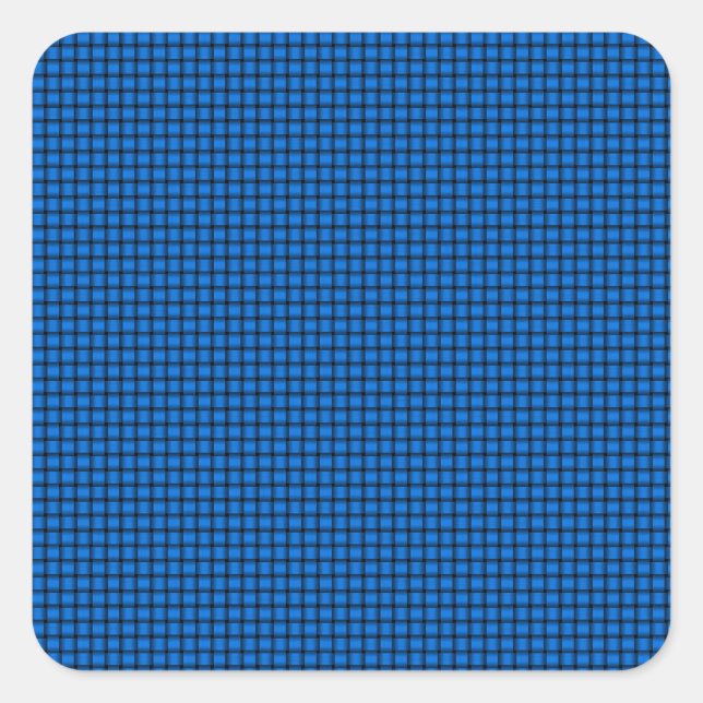 Weave - Azure Square Sticker (Front)