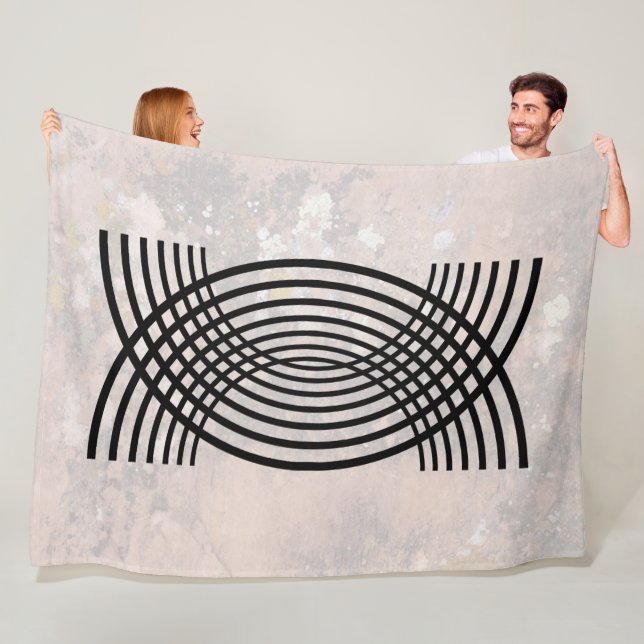 Weave Design  Talking Canyons, New Mexico Fleece Blanket (In Situ)