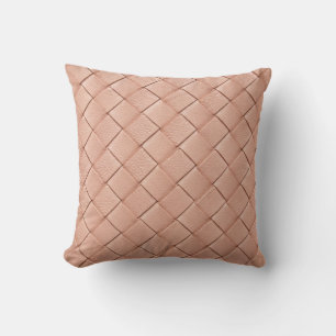 Weave Leather Texture Background Design Cushion