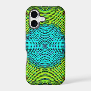 Weave Mandala Blue and Green