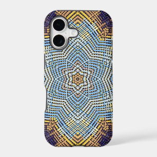 Weave Mandala Blue and Yellow