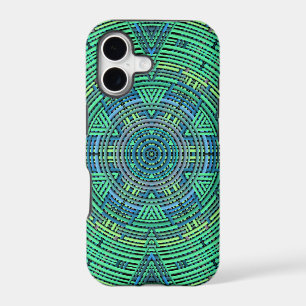Weave Mandala Green and Blue