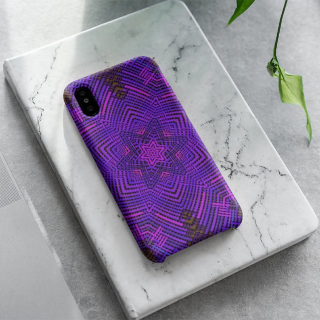 Weave Mandala Pink and Purple Case-Mate iPhone Case (Creator Uploaded)