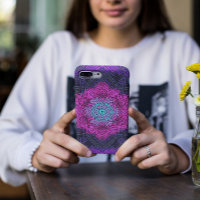 Weave Mandala Pink Purple and Blue