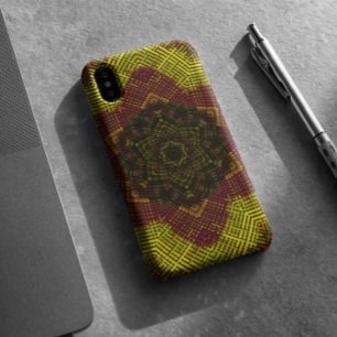 Weave Mandala Yellow and Orange iPhone 11 Case