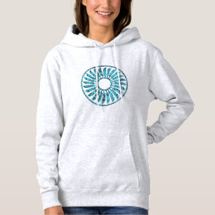 Weave Pattern Hoodie
