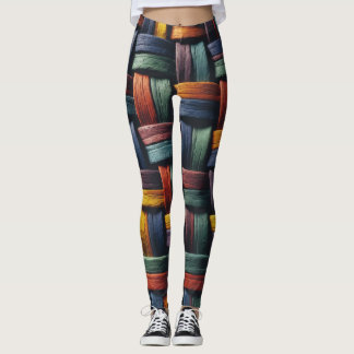 Weave pattern Leggings