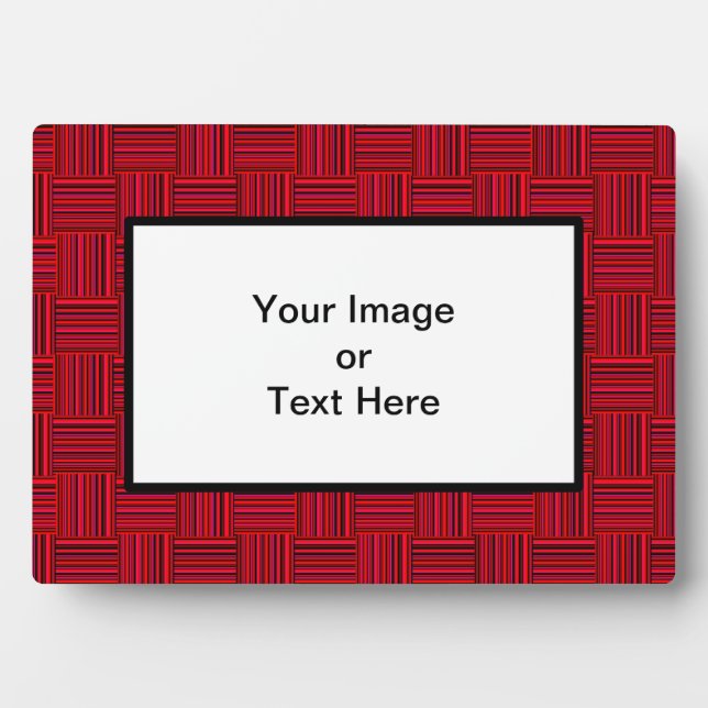 Weaved Stripes Plaque (Front)