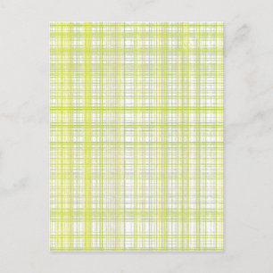 Weaved thread design postcard