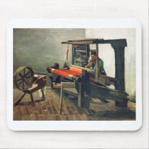Weaver Facing Left - Vincent Van Gogh Mouse Mat