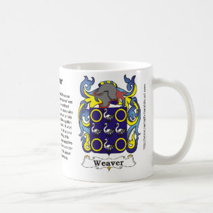 Weaver Family Coat of Arms Stein