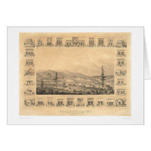 Weaverville, CA. Panoramic Map 1856 (1846A)