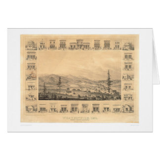 Weaverville, CA. Panoramic Map 1856 (1846A)