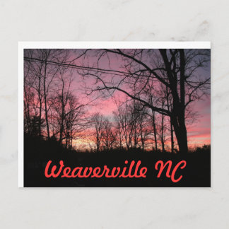 Weaverville NC Postcard
