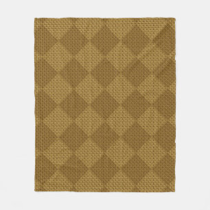 WEAVING ART VINTAGE WOVEN STYLE FLEECE BLANKET