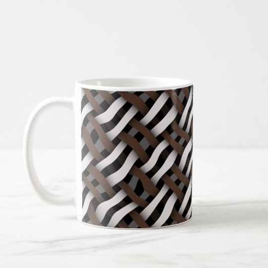 weaving or woven seamless texture coffee mug